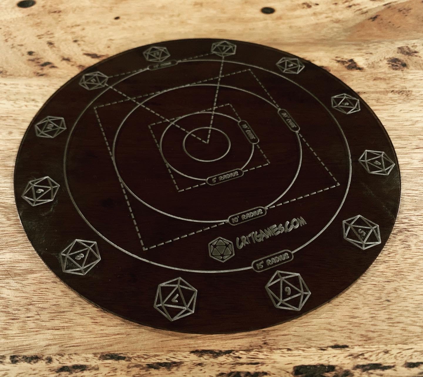 DnD 5E Spell Area Of Effect Template Crit Games