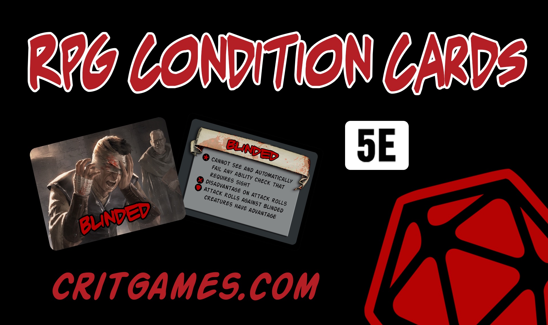 Dungeons and Dragons Condition Cards